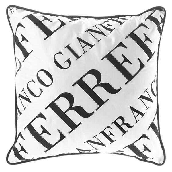 Image of Gianfranco Ferrè Logo Bold Cushion