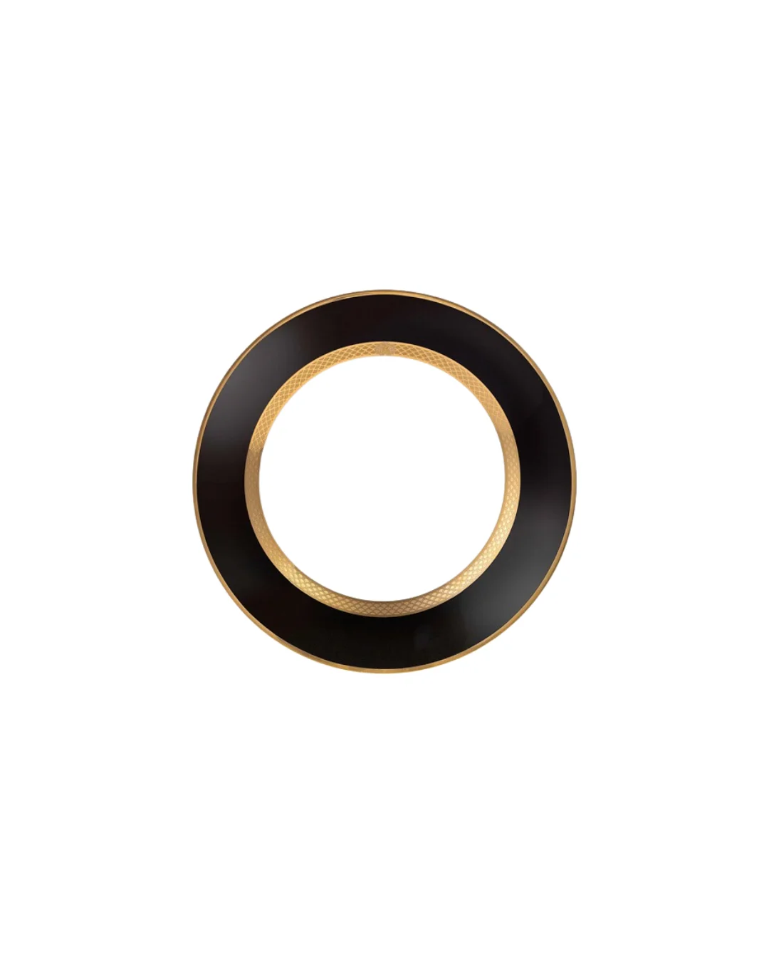 Roberto Cavalli Python Black Soup Plate - Set of 6