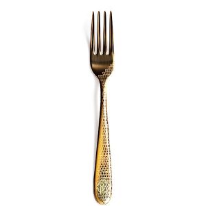 Image of Roberto Cavalli Lizzard Gold Serving Fork