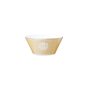 Roberto Cavalli Lizzard Gold Fruit Bowl - Set of 6 and 4
