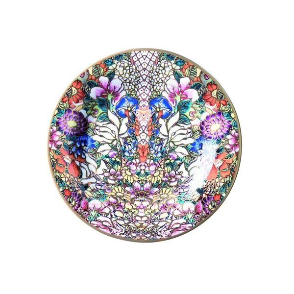 Image of Roberto Cavalli Golden Flowers Bread and Butter Plate