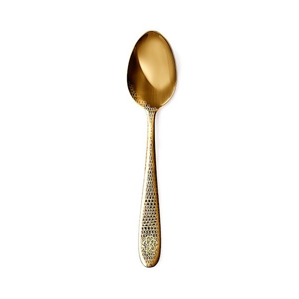 Image of Roberto Cavalli Lizzard Gold Serving Spoon