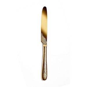 Image of Roberto Cavalli Lizzard Gold Table Knife
