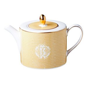 Image of Roberto Cavalli Lizzard Gold Tea & Coffee Pot