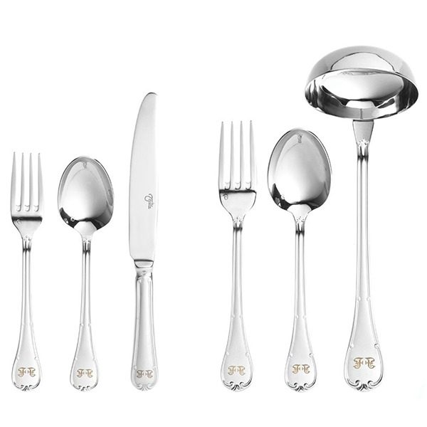 Image of Gianfranco Ferre Lucy Cutlery Set, 12 Persons, 87 Pieces