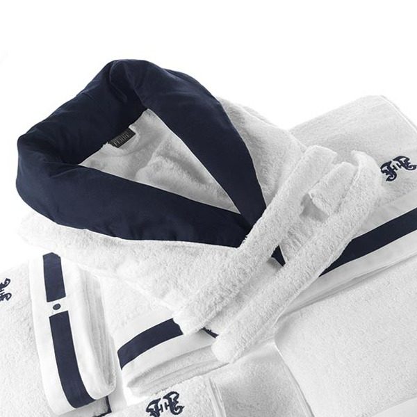 Image of Gianfranco Ferrè Navy 2 Towel Set