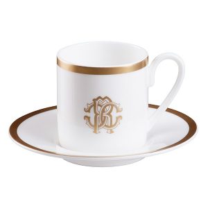 Image of Silk Gold coffee cup and saucer