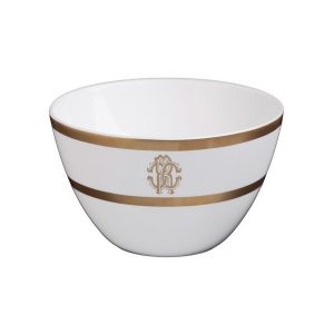 Image of Roberto Cavalli Silk Gold Rice Bowl