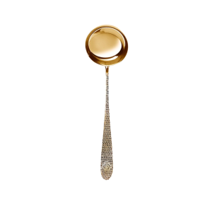 Roberto Cavalli Lizzard Gold Soup Ladle