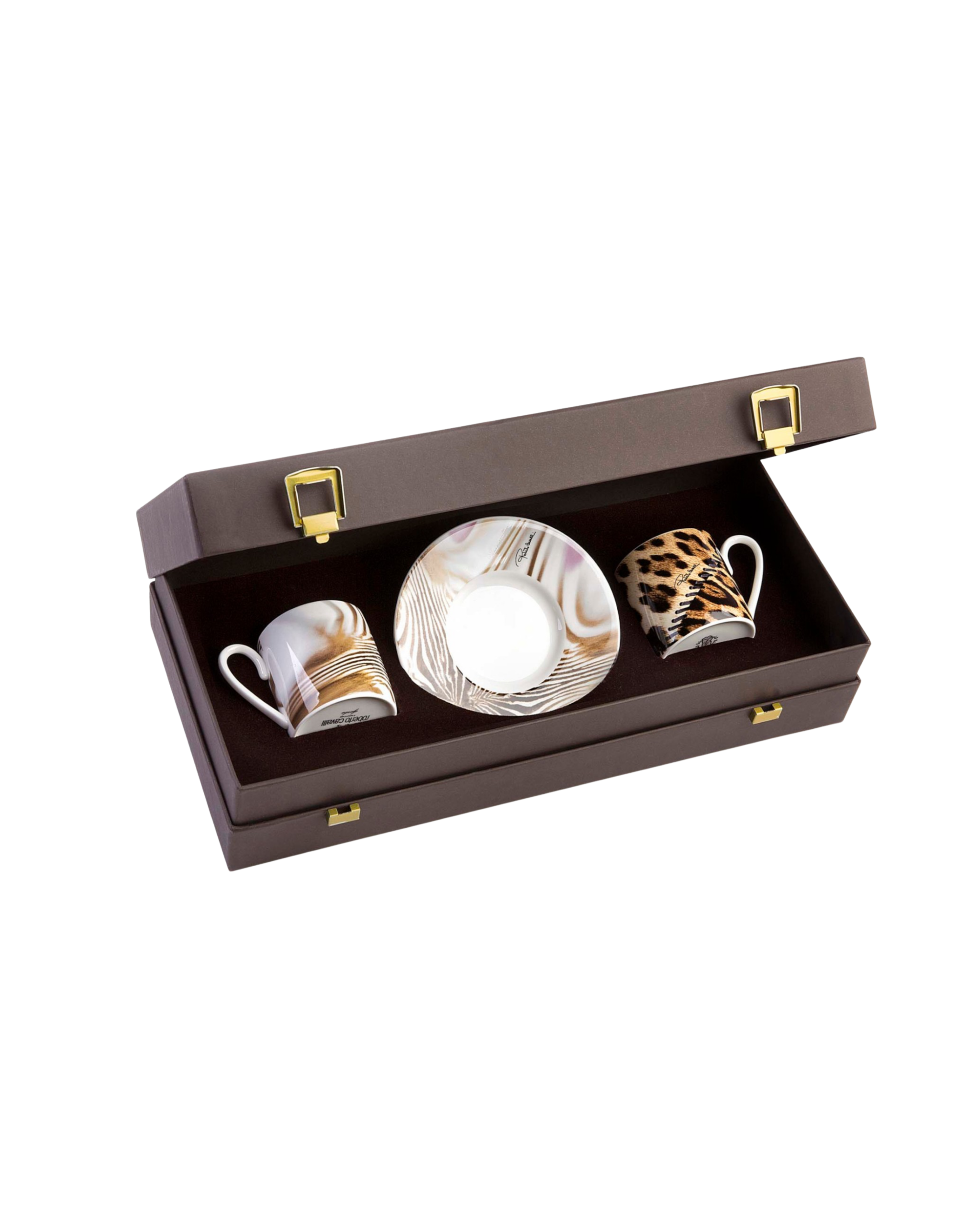 Roberto Cavalli Africa Luxury Box Set 2 Pieces Coffee Cup - Zimbabwe & Djerba