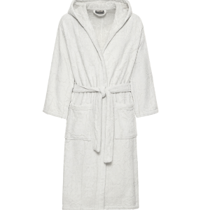 Roberto Cavalli Logo Hooded Bathrobe