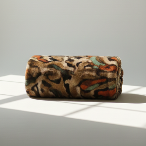 Patchwork Mink Fur Bedspread